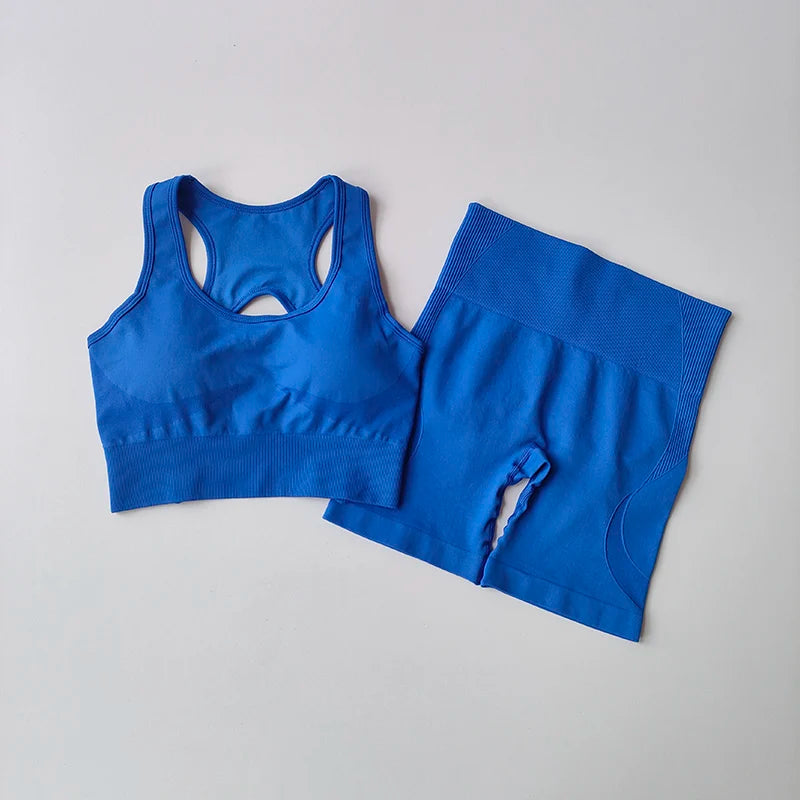 The Cross-Back Active Shorts Set