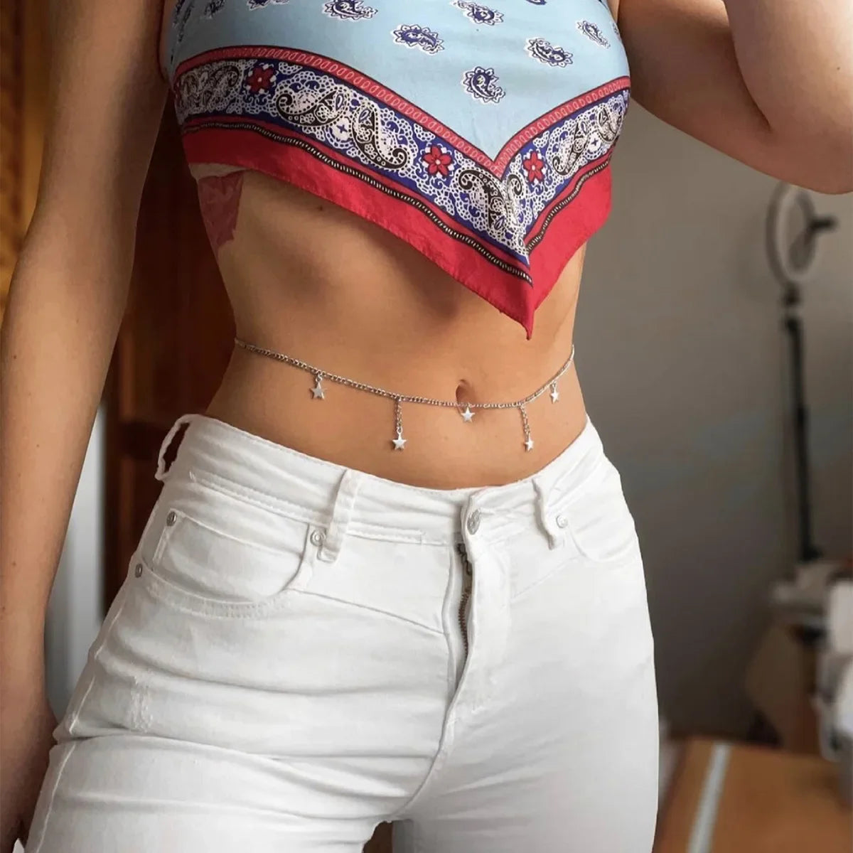The Layered Chain Waist Jewelry