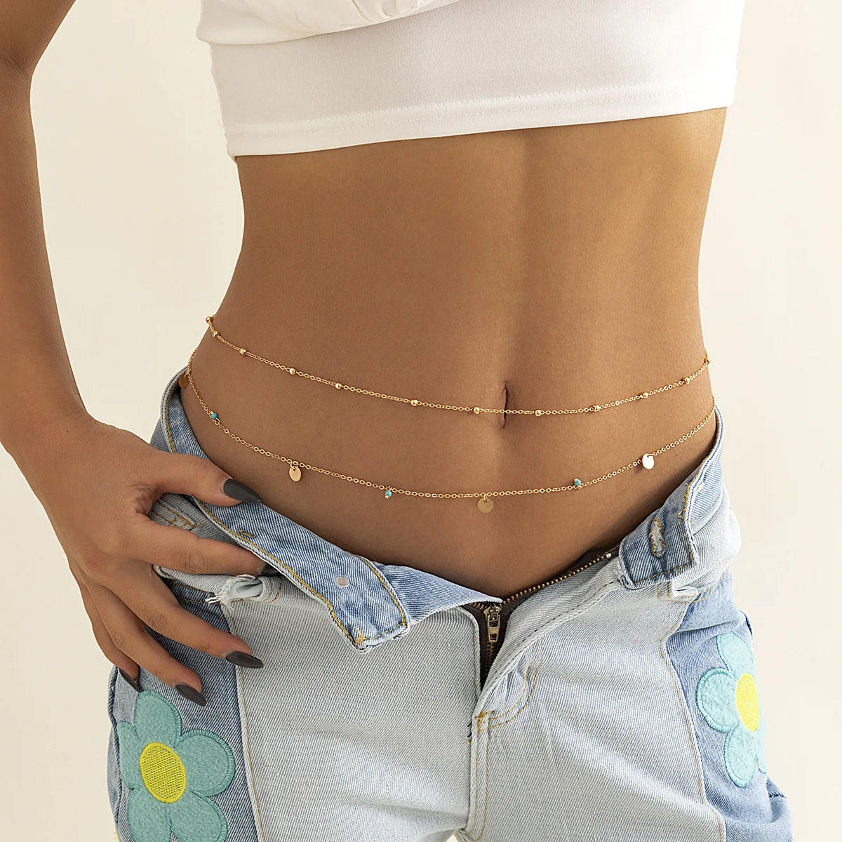 The Layered Chain Waist Jewelry