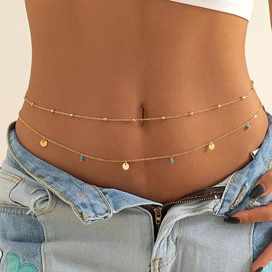The Layered Chain Waist Jewelry