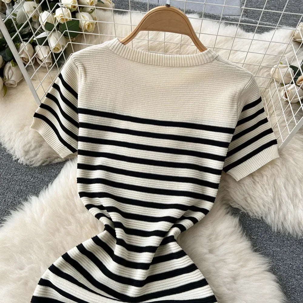 The Striped Sweetheart Dress