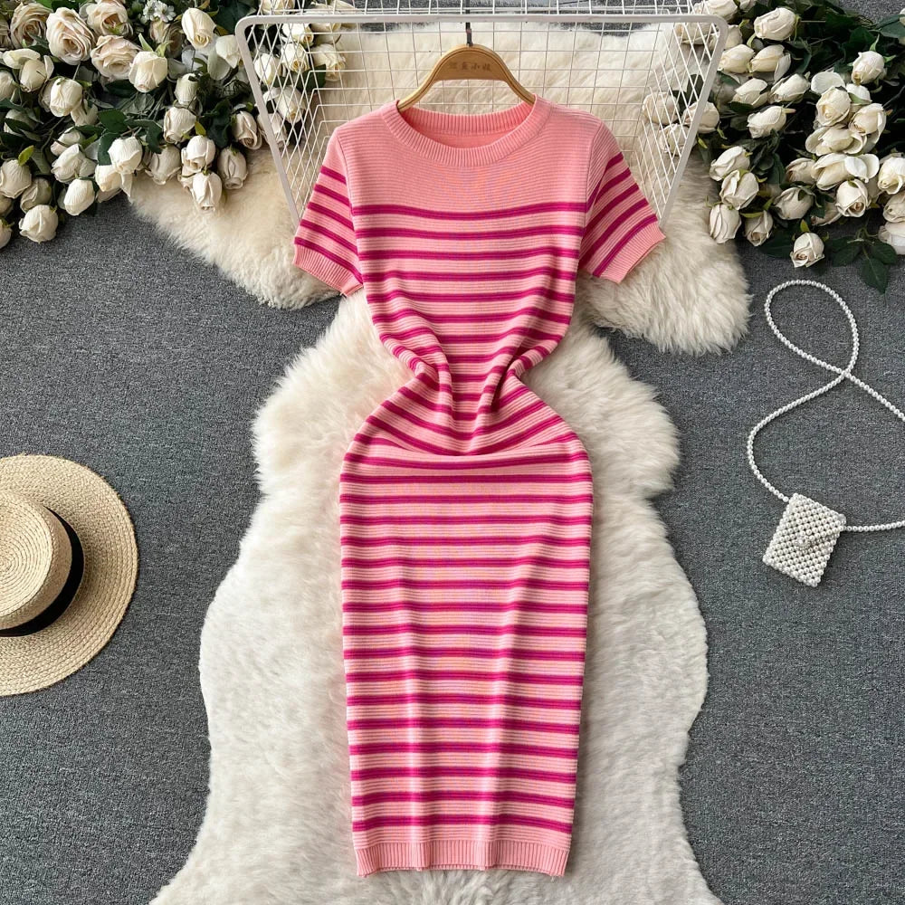 The Striped Sweetheart Dress