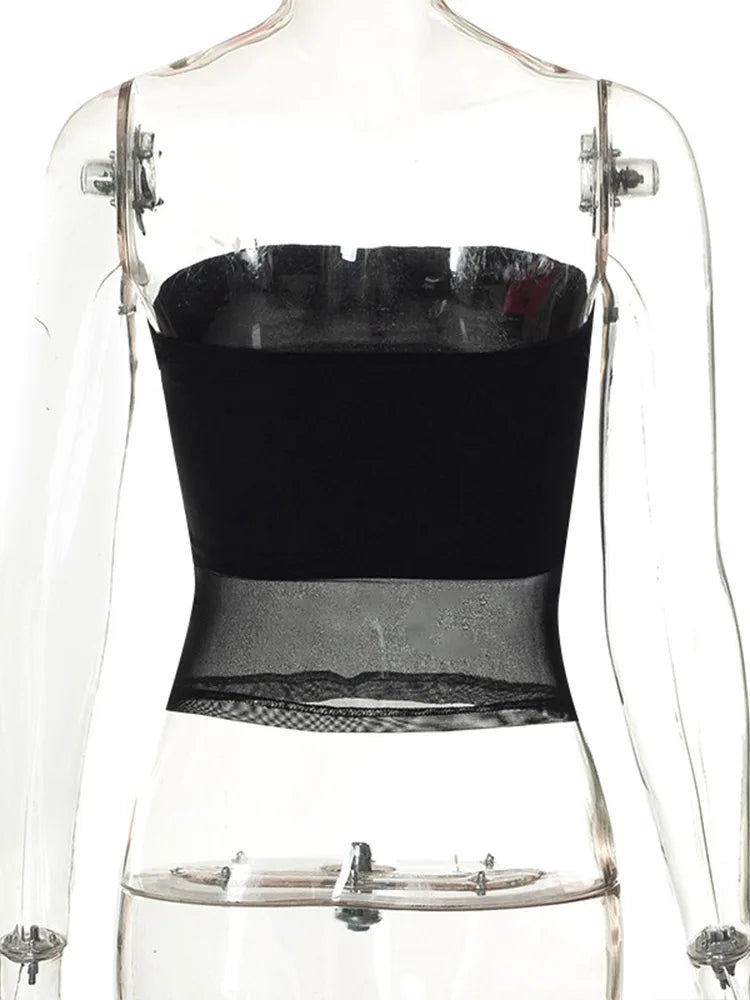 The Mesh Bandeau Top