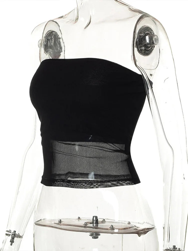 The Mesh Bandeau Top