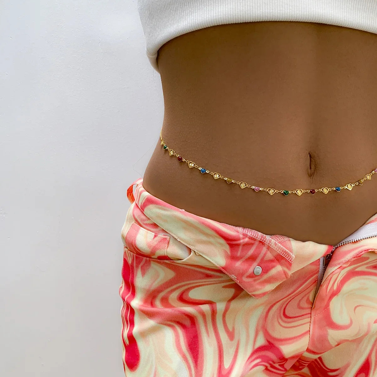 The Layered Chain Waist Jewelry