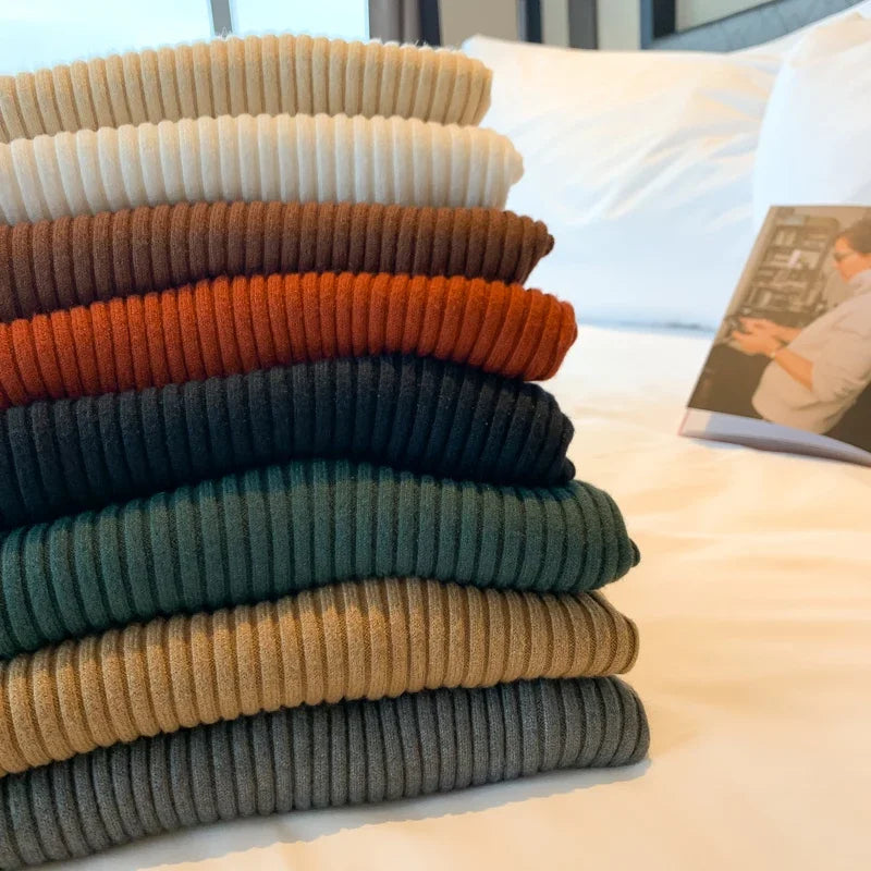 Cozy Chic Ribbed Turtleneck