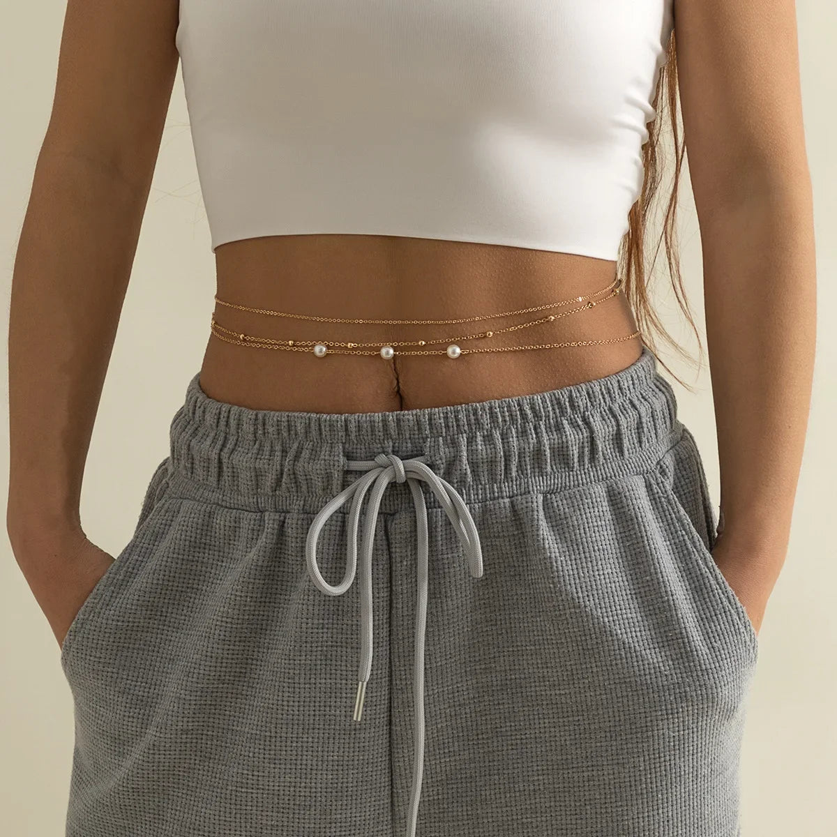 The Layered Chain Waist Jewelry